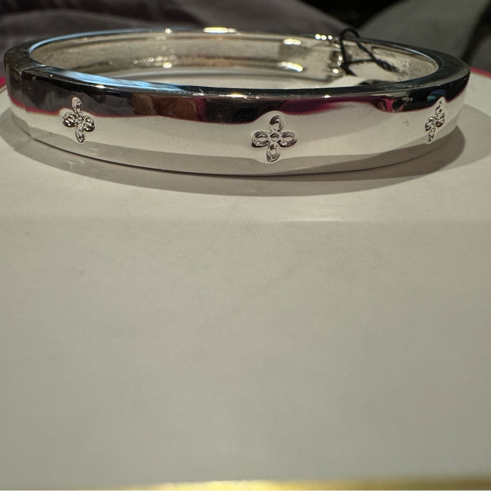 New with tags Vera Bradley Shiny Silver Bracelet